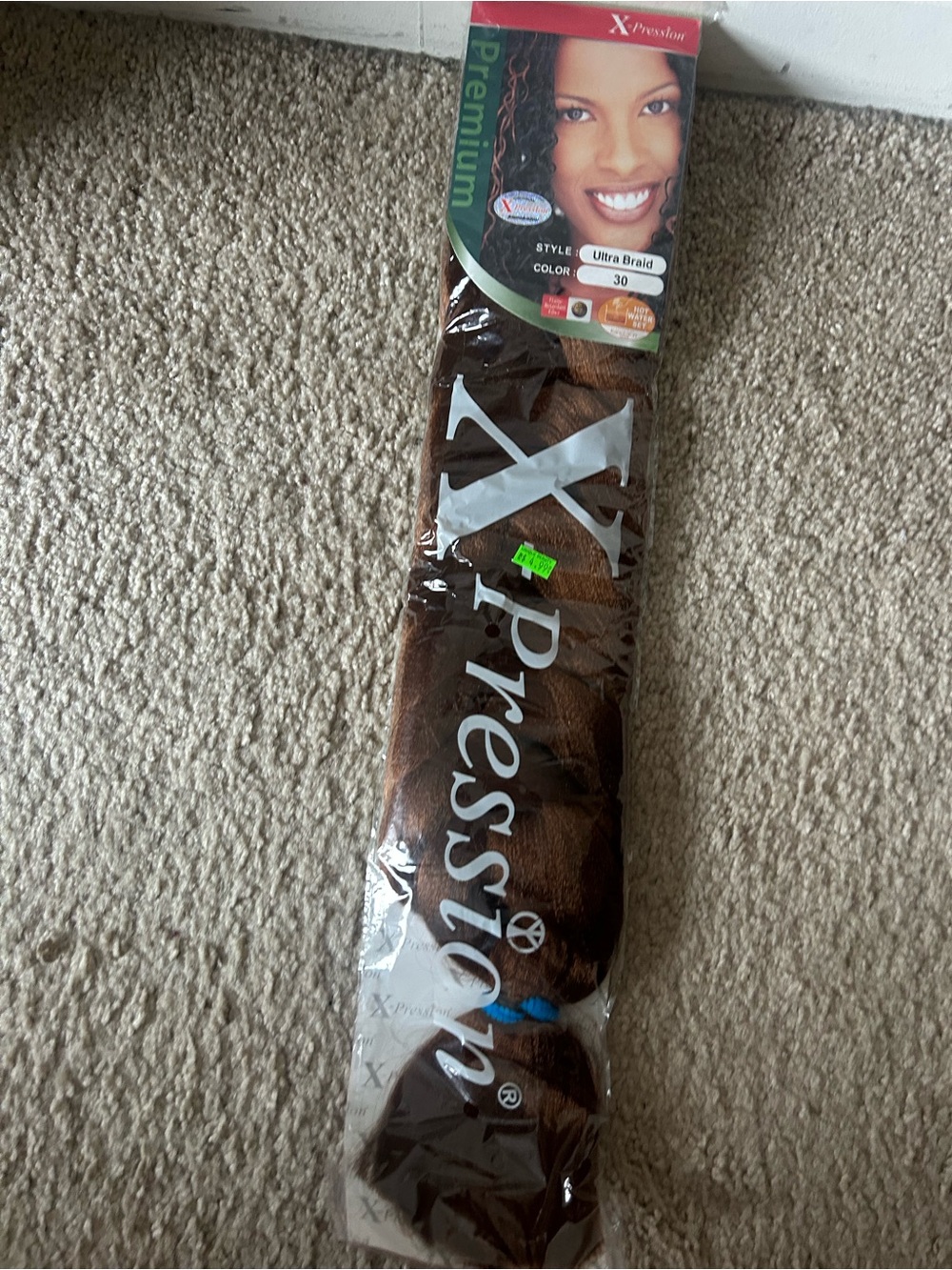 X-Pression Premium Ultra Braid Hair - Color 30 (Brown)